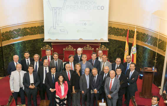 Imagen de la entrega de premios ECO 2018