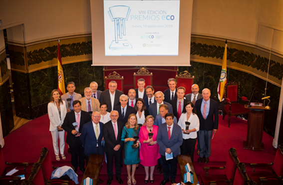 Imagen de la entrega de premios ECO 2019