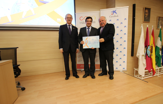 Imagen de la entrega de premios Premio Nacional de Investigación del Colegio de Médicos de Córdoba