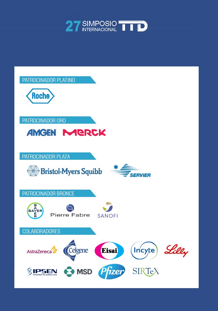 Patrocinadores 27 Simposio TTD